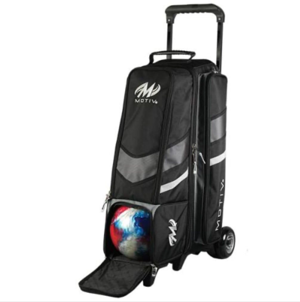 Motiv Vault Inline 4-Ball Roller Black Grey