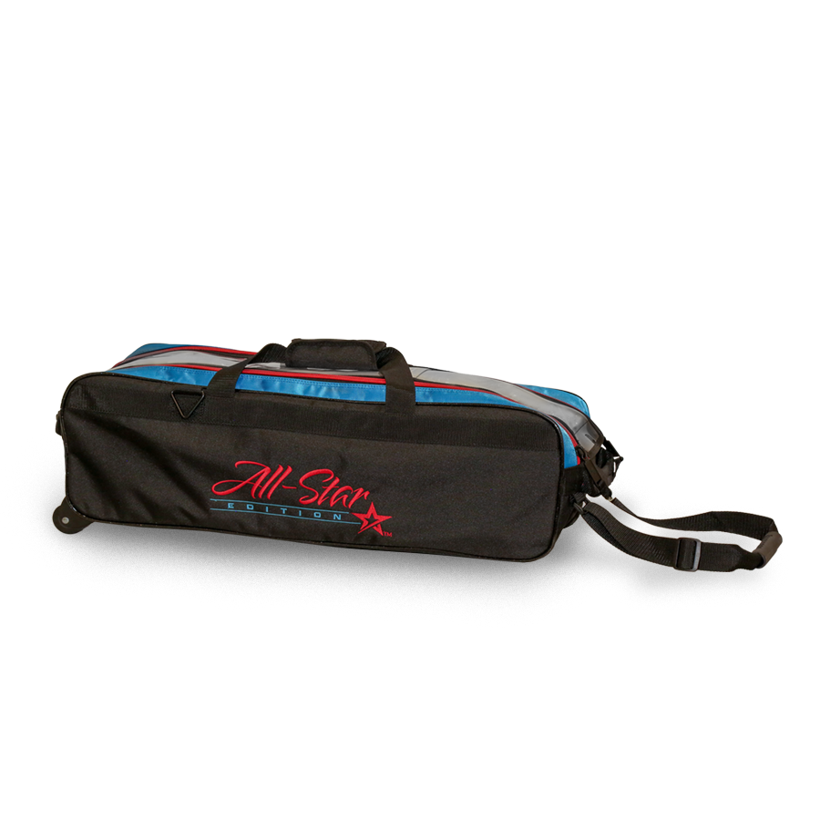 Roto Grip Travel 3-Ball Tote Competitor Black Red Blue