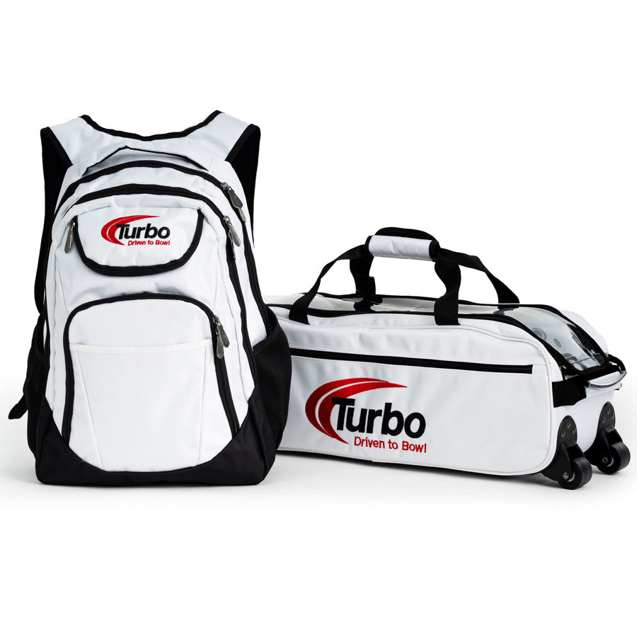 Turbo Pursuit Slim Triple Tote White