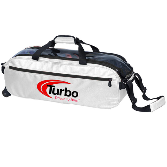 Turbo Pursuit Slim Triple Tote White